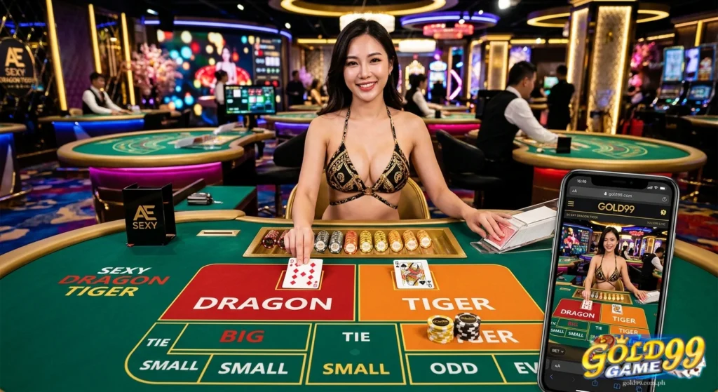 Sexy Dragon Tiger Simple Pero Sulit na Subukan sa Gold99