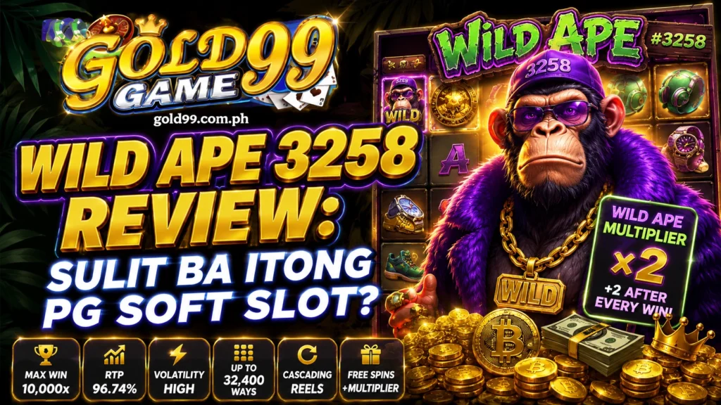 Wild Ape 3258 Review: Sulit Ba Itong PG Soft Slot?