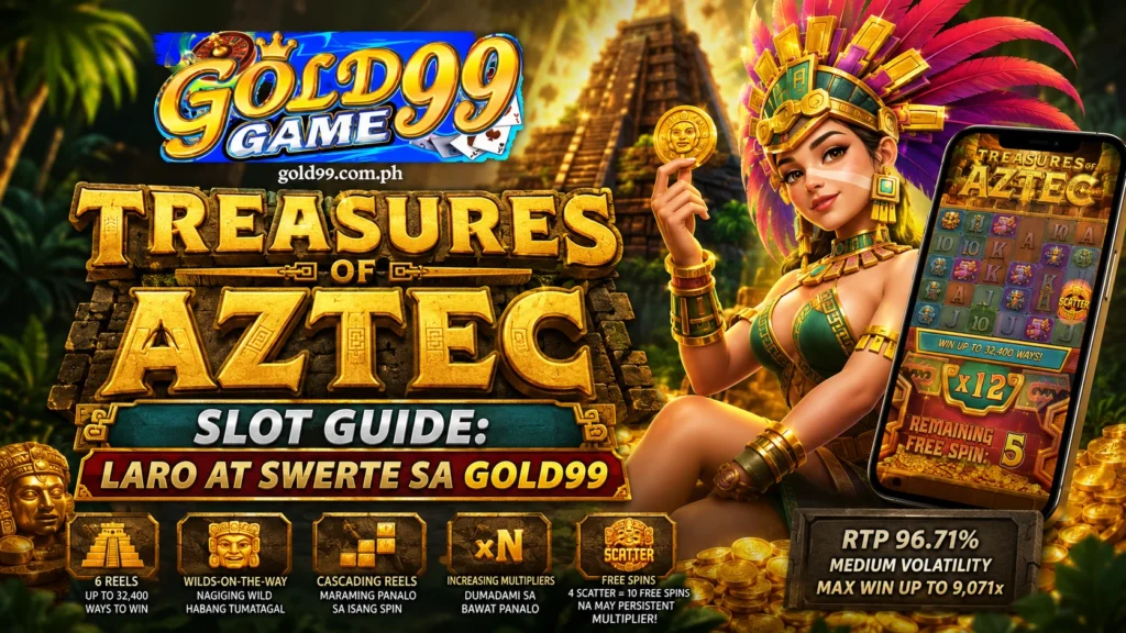 Treasures of Aztec Slot Guide: Laro at Swerte sa Gold99